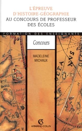 L'EPREUVE D'HIST-GEO CRPE (Ancienne Edition) book