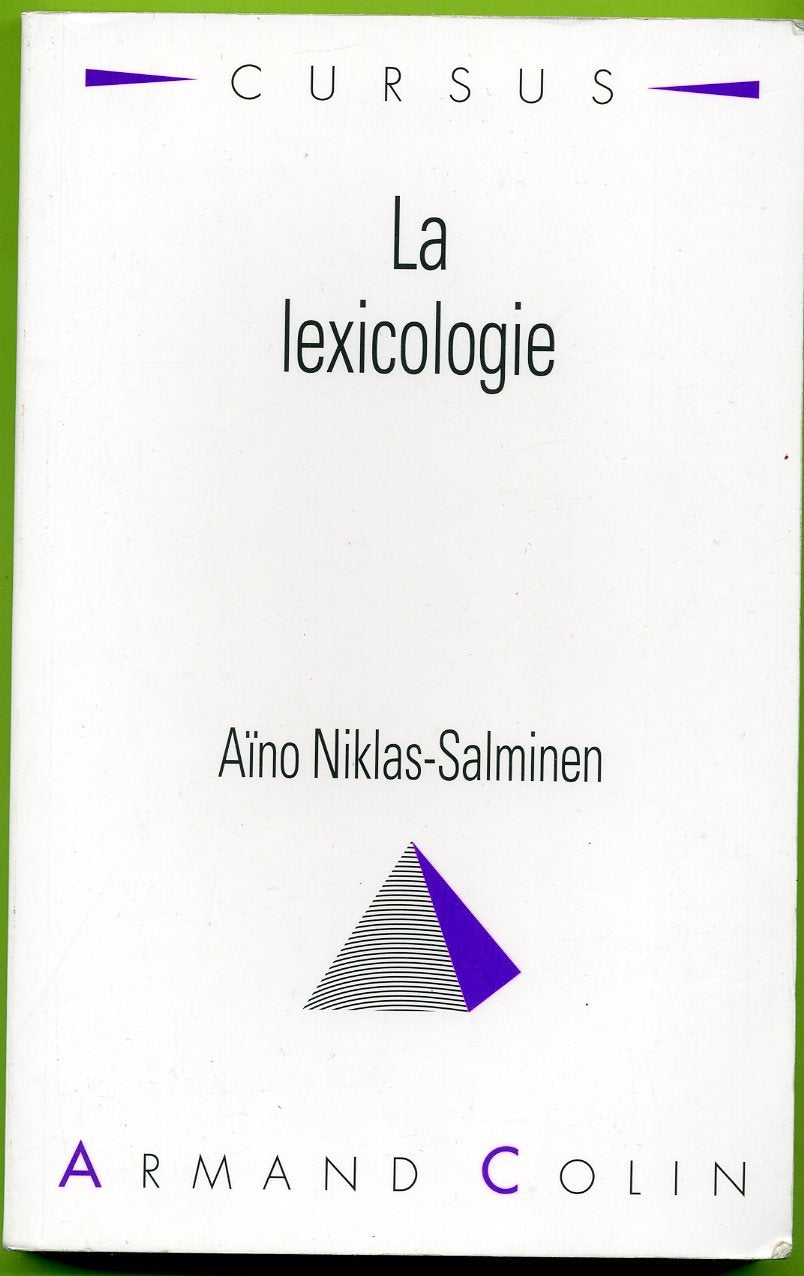 La lexicologie book