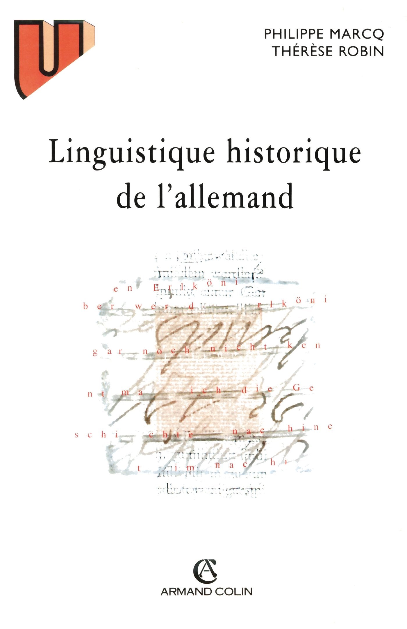 Linguistique historique de l'allemand book