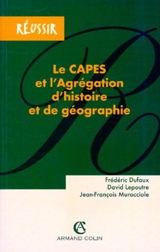 Le Capes Et L'Agregation D'Histoire Et De Geographie Books