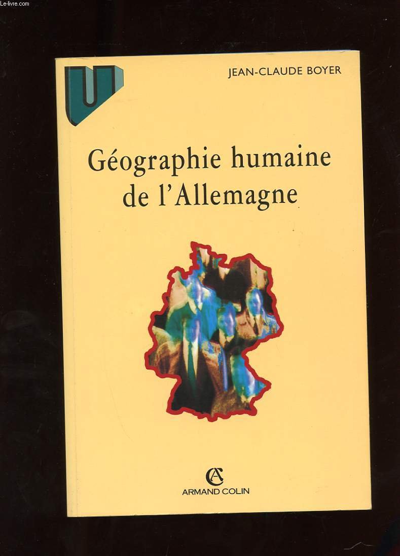 Géographie humaine de l'Allemagne book