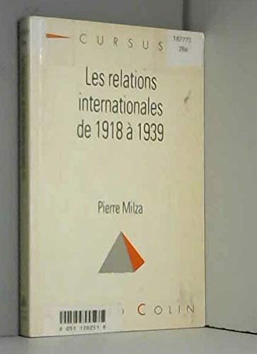 Les relations internationales de 1918 à 1939 Books