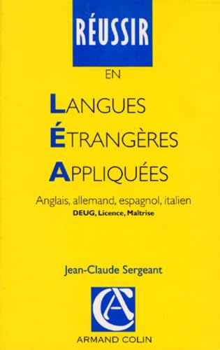 Reussir En Langues Etrangeres Appliquees. Anglais, Allemand, Espagnol, Italien Books