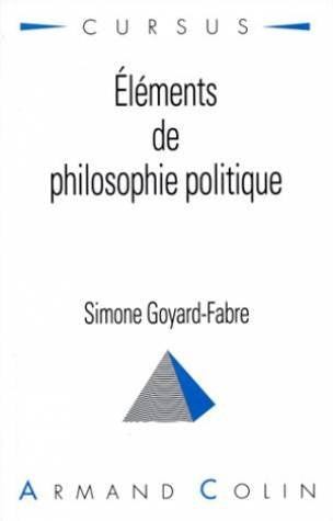 Eléments de philosophie politique book