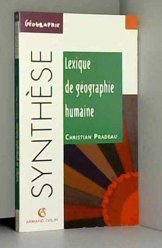 Lexique De Geographie Humaine book
