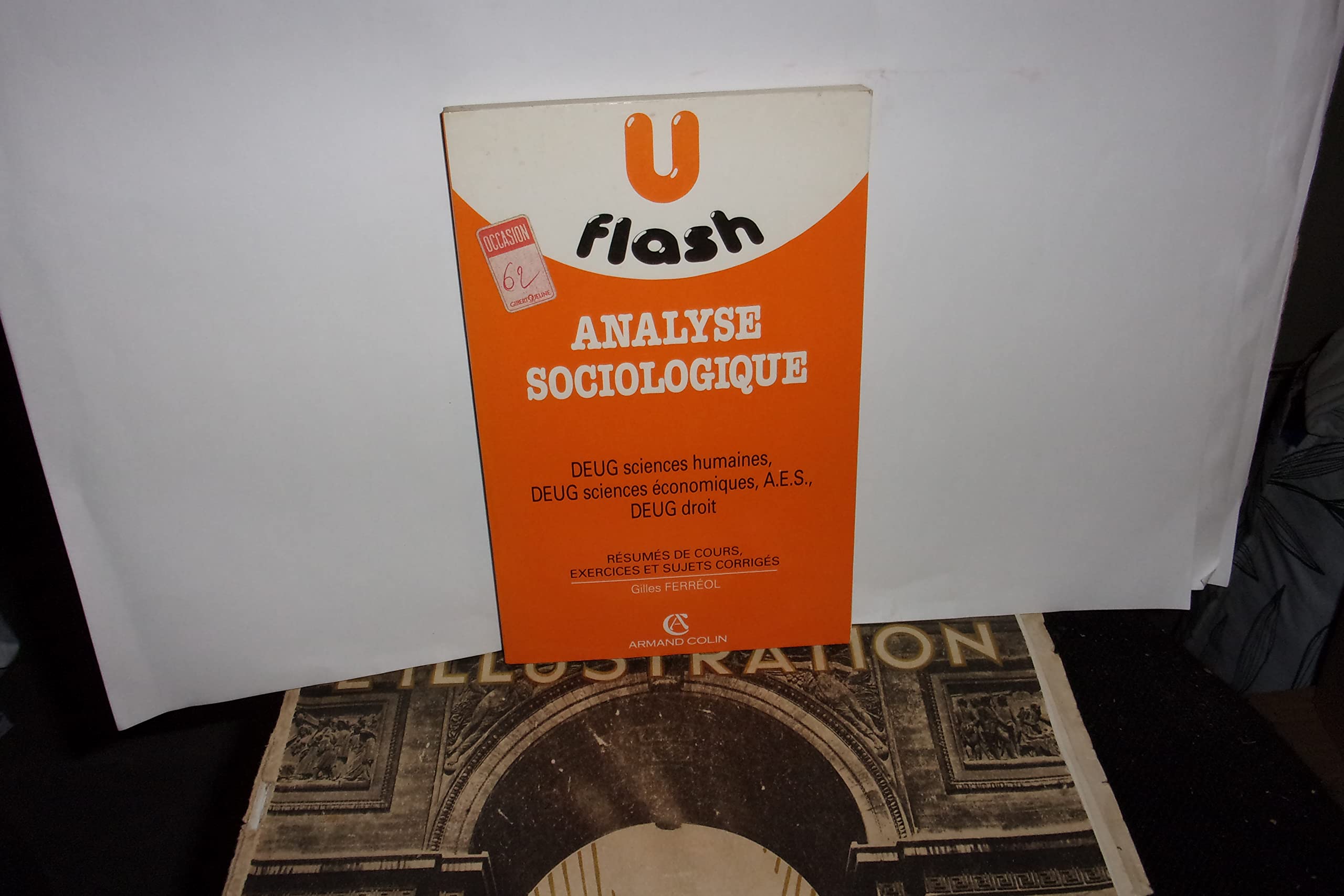 Analyse sociologique : DEUG sciences humaines, DEUG sciences économiques, AES, DEUG droit (Flash U) Books