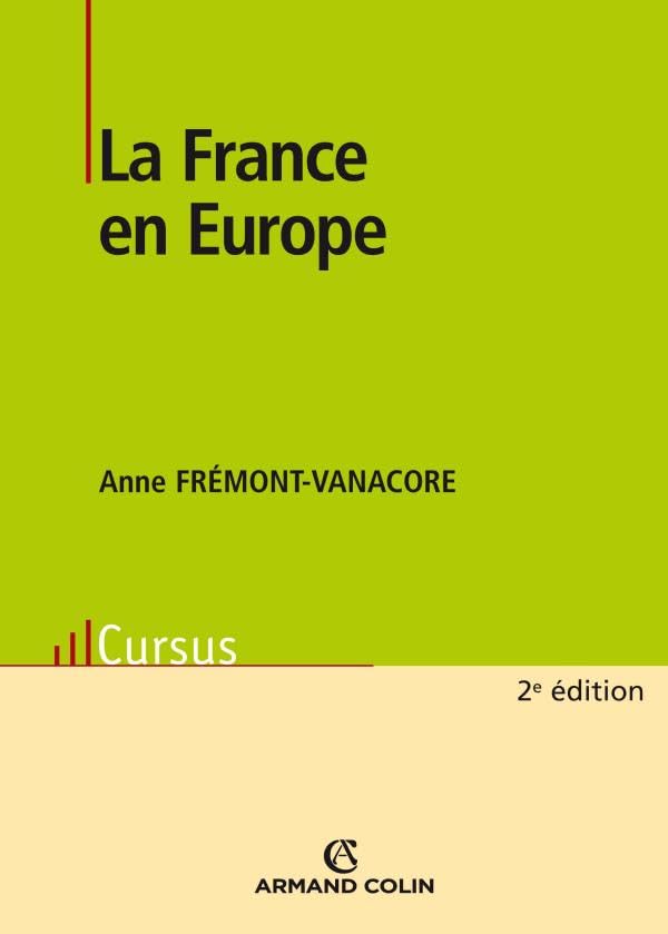 La France en Europe book