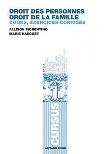 Droit des personnes, droit de la famille book