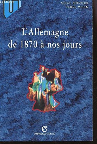 L'Allemagne de 1870 à nos jours book