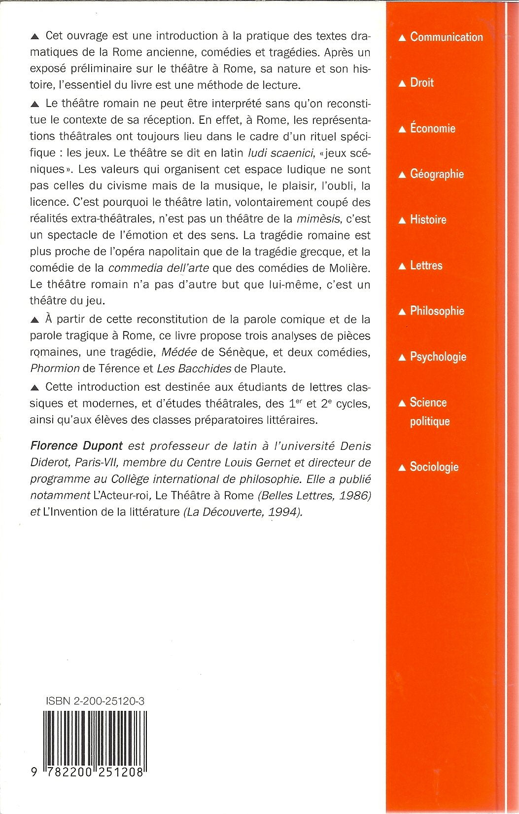 Le théâtre latin book