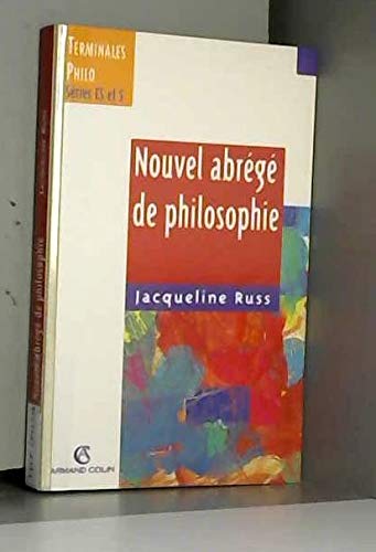 Nouvel abrégé de philosophie Tle ES/S book