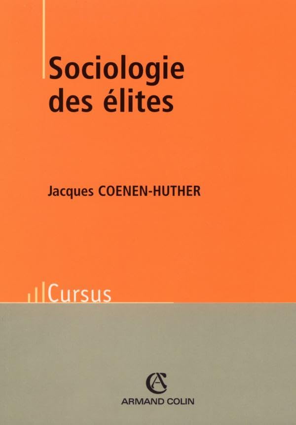 Sociologie des élites book