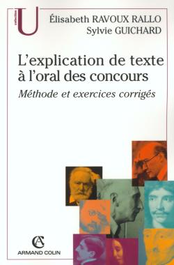 L'explication de texte à l'oral des concours Books