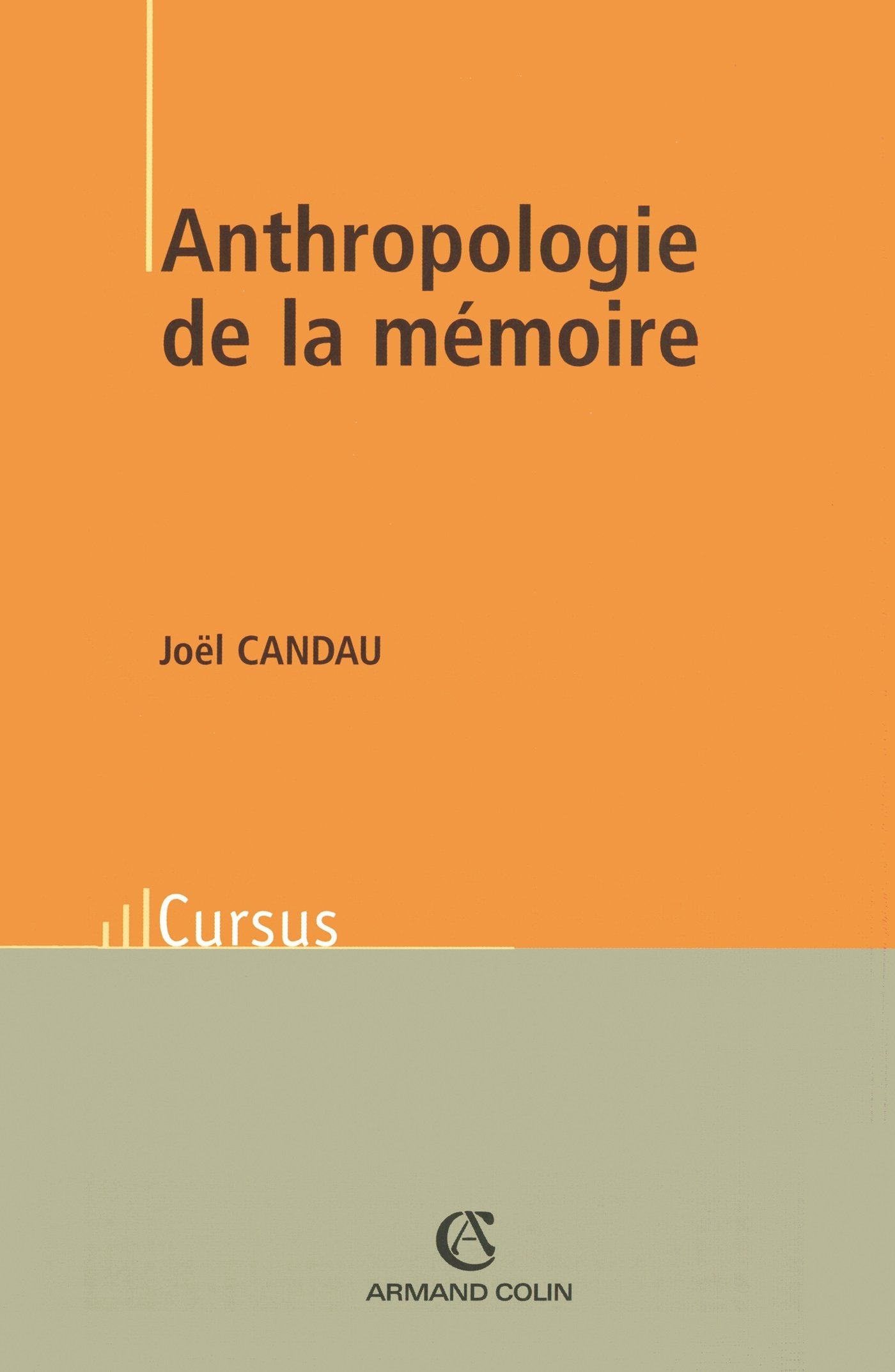 Anthropologie de la mémoire book