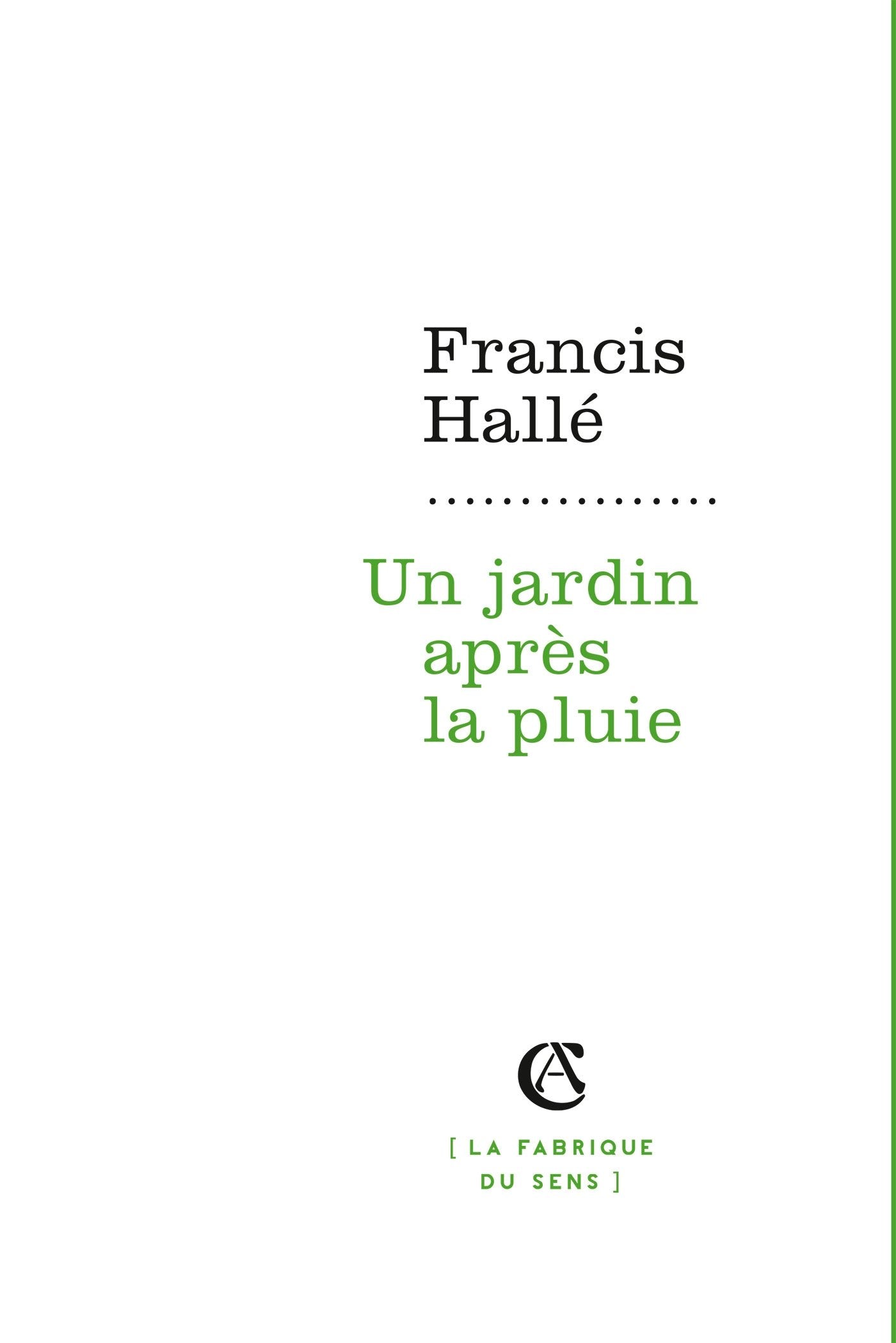 Un jardin après la pluie book