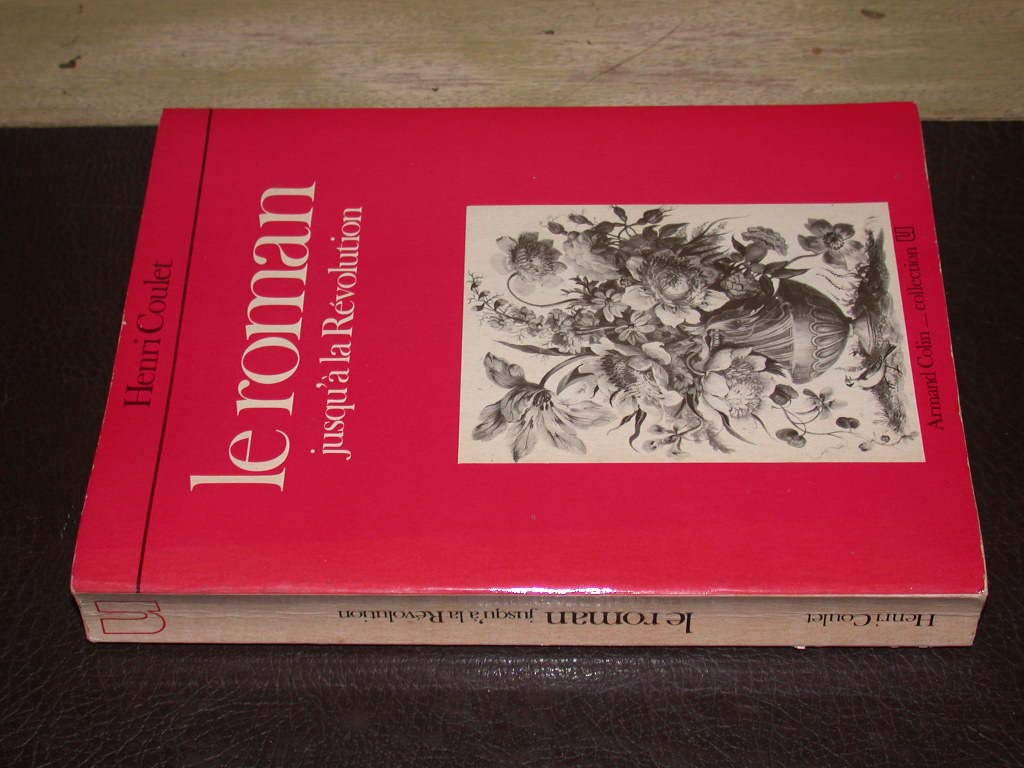 Le roman jusqu'à la révolution Books
