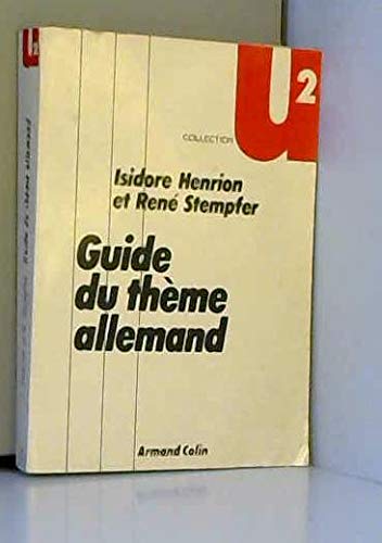 Guide Du Thème Allemand Books