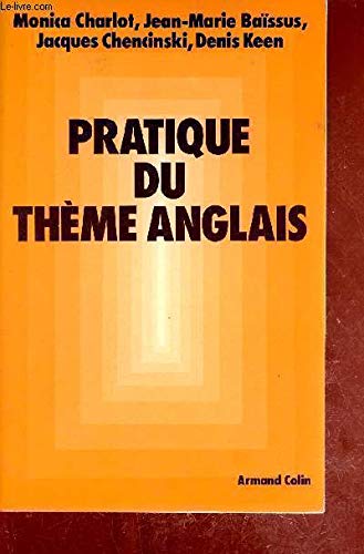 Pratique du theme anglais book
