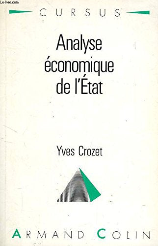 Analyse économique de l'État book
