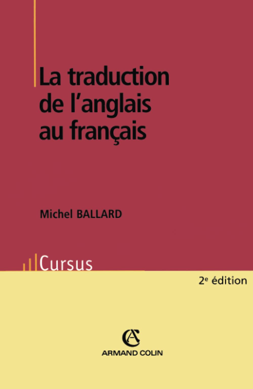 La traduction de l'anglais au français book