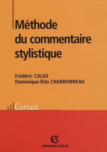 Méthode du commentaire stylistique Books