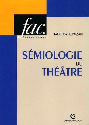 Sémiologie du théâtre book