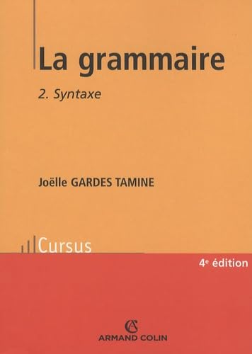 La grammaire: Tome 2, Syntaxe Books