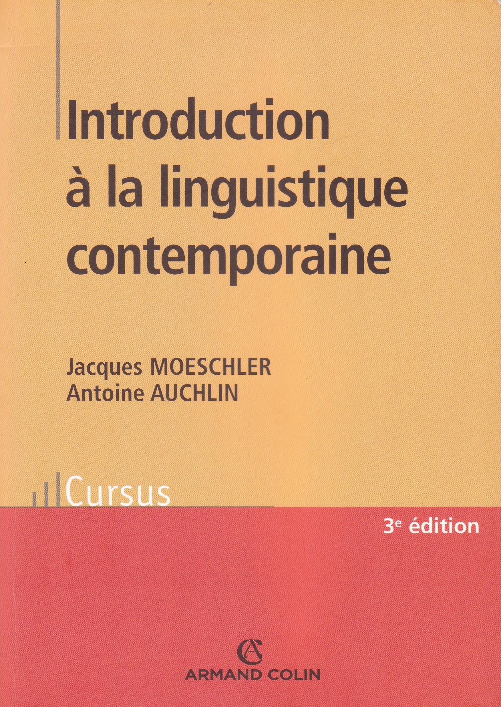 Introduction à la linguistique contemporaine Books