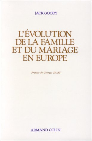 L'Évolution de la famille et du mariage en Europe Books