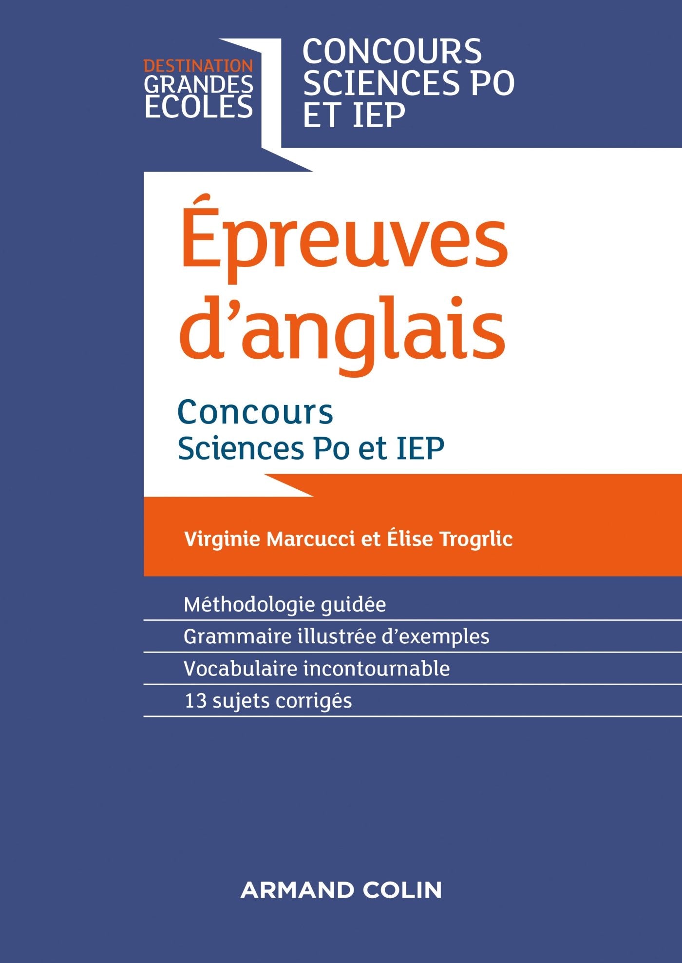 Epreuves d'anglais - Concours Sciences Po et IEP - 2e éd.: Concours Sciences Po et IEP Books
