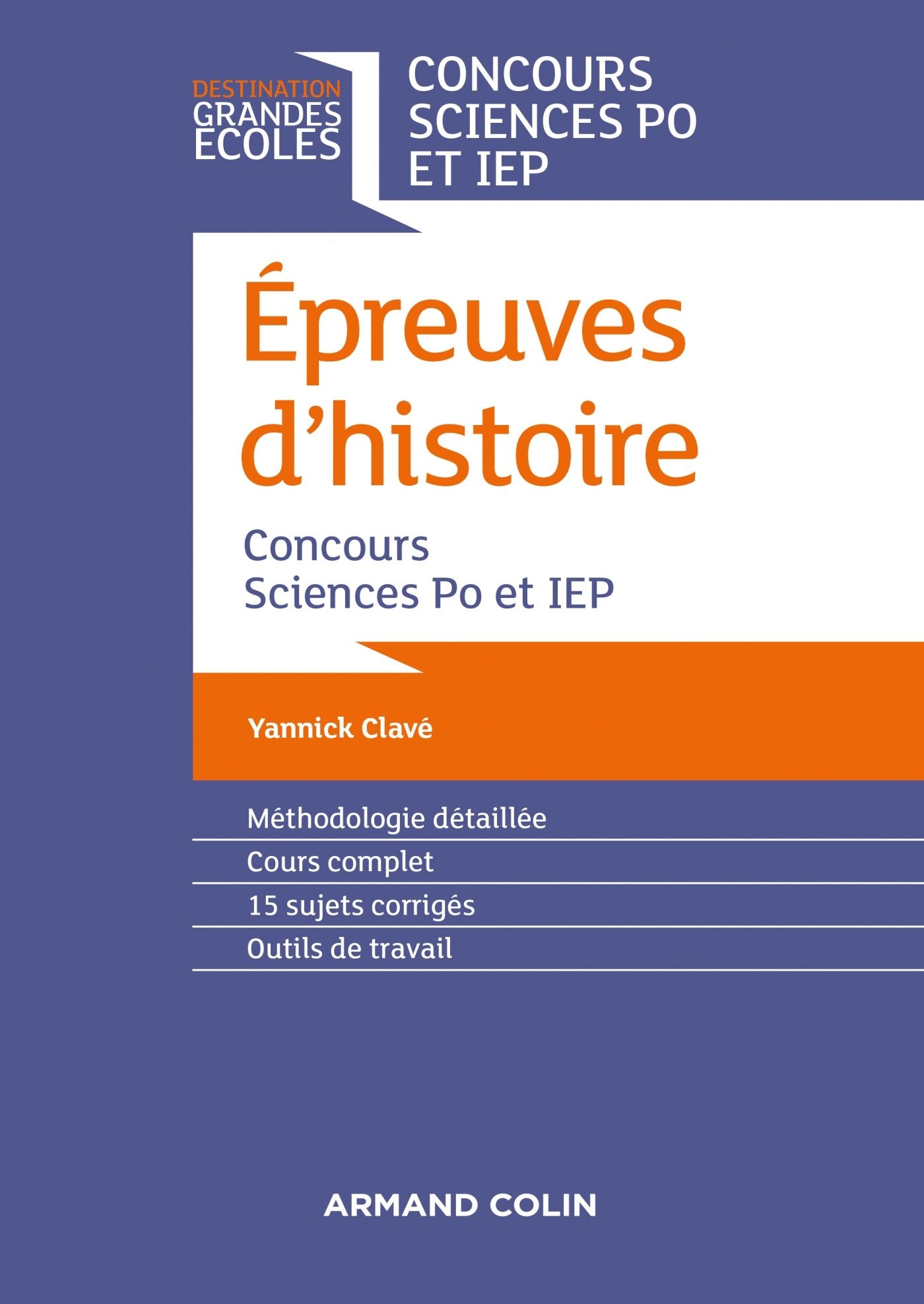 Epreuves d'histoire: Concours Sciences Po et IEP book