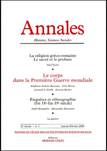 ANNALES HISTOIRE, SCIENCES SOCIALES N° 1 JANVIER-FEVRIER 2000 book
