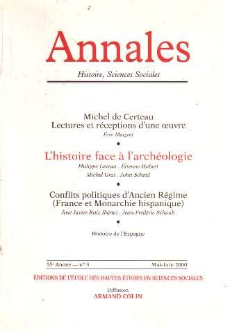 Annales, Histoire, Sciences sociales n°3 Mai-Juin 2000 book