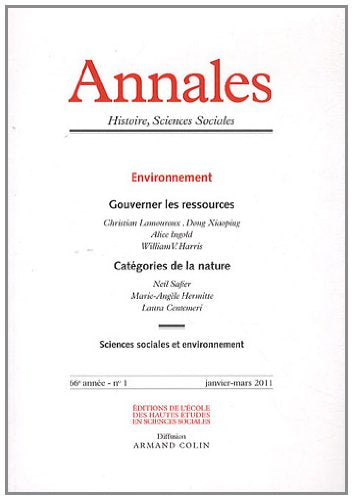 Annales. Histoire, Sciences sociales - Vol. 66 (1/2011) Environnement: Environnement Books