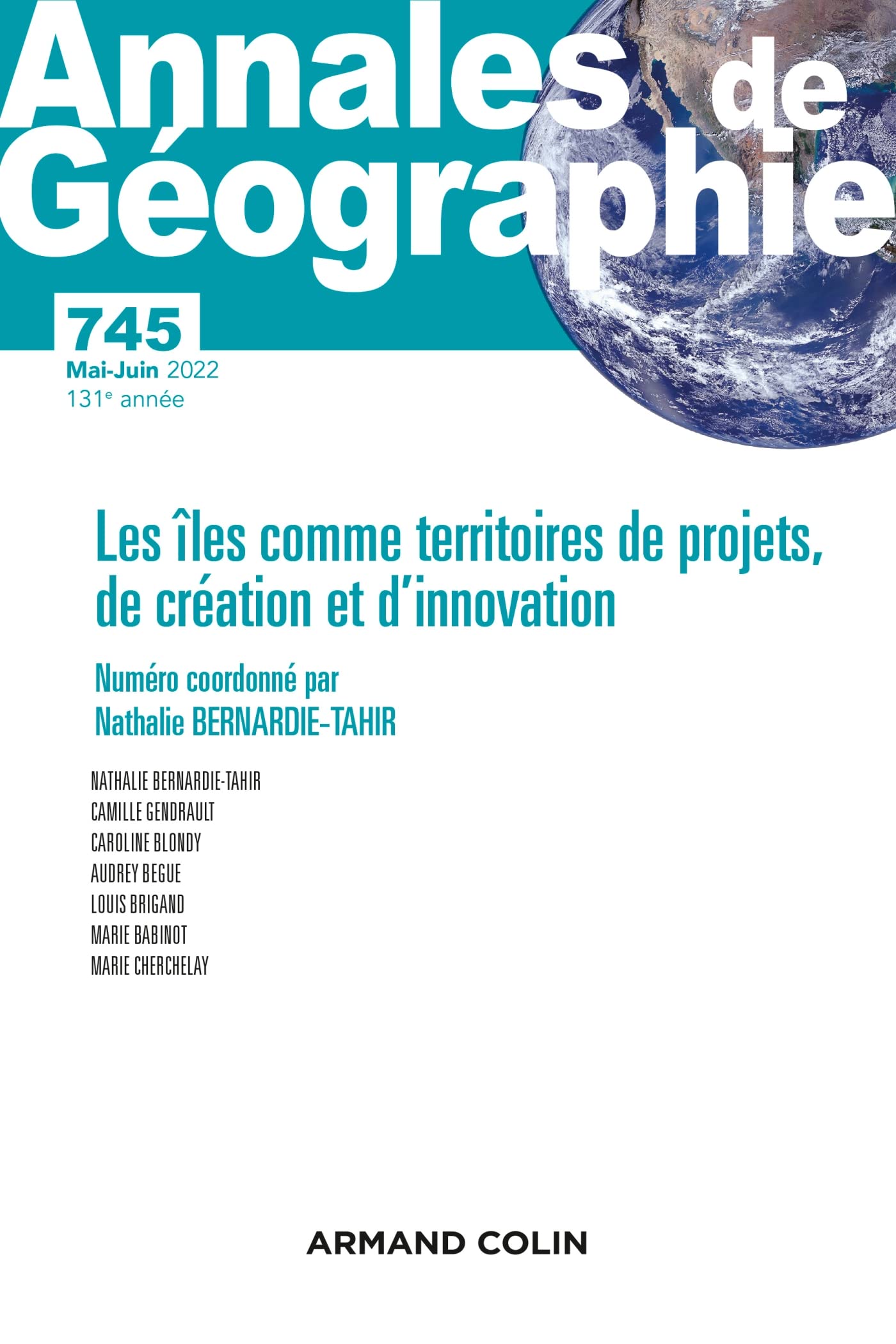 Annales de géographie - N° 745 3/2022: Annales de géographie - N° 745 3/2022 book
