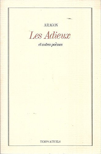 Les adieux et autres poèmes Books
