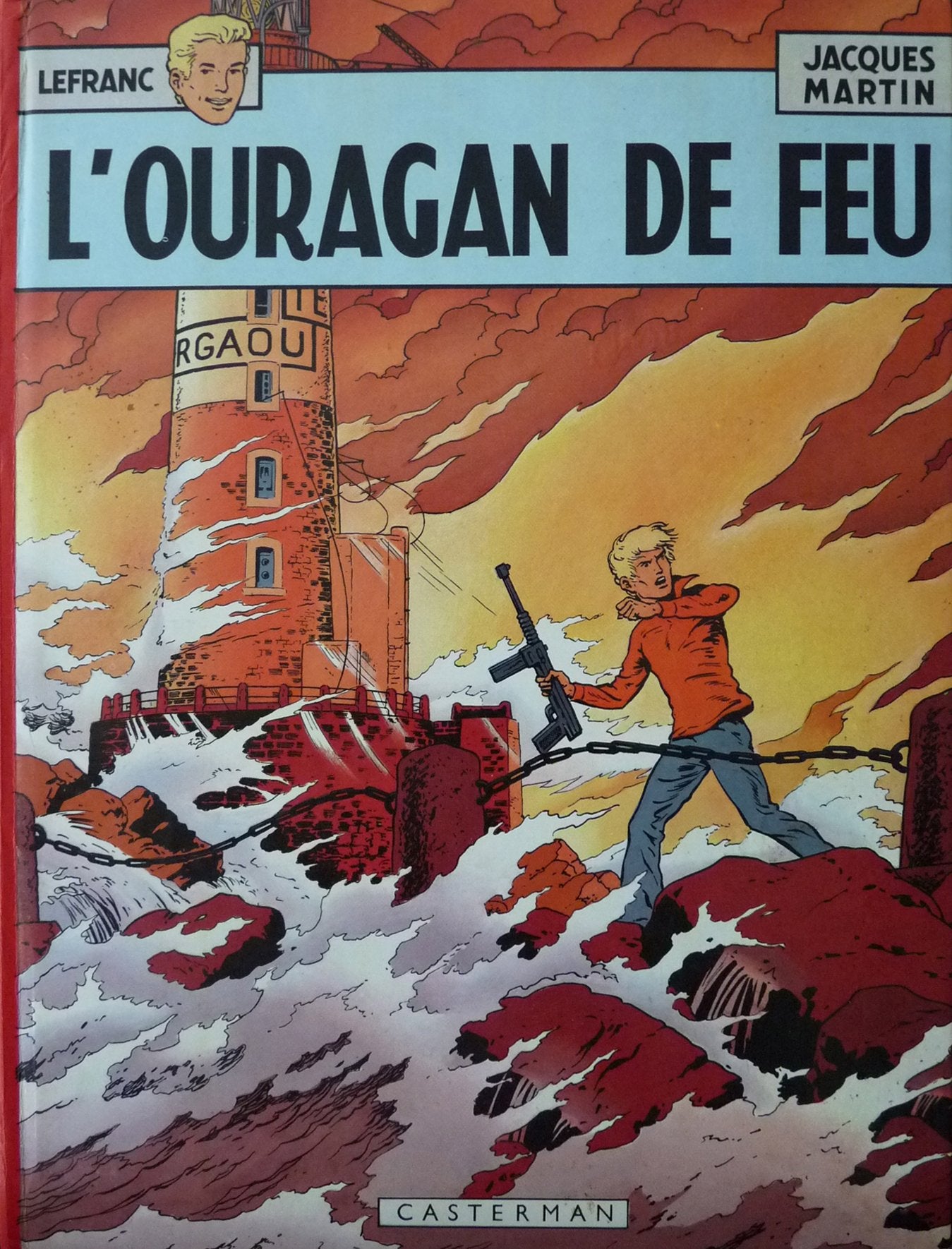 les aventures de lefranc t2 l'ouragan de feu op 5 euros book