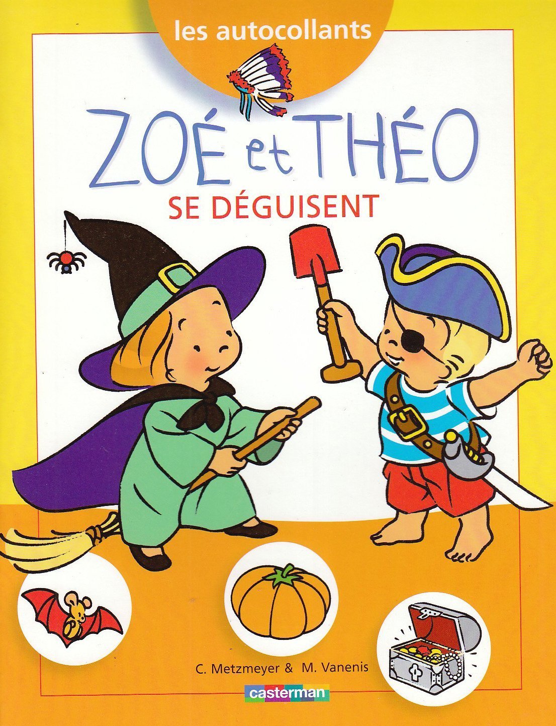Zoé et Théo autocollants T17 se déguisent book