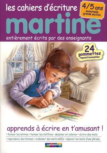 Martine - Cahier d'écriture - Maternelle grande section book