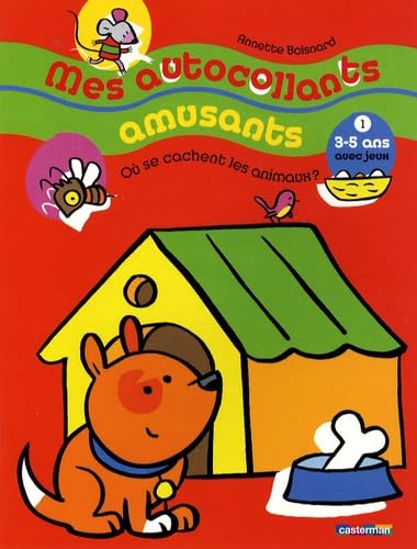 Mes autocollants amusants t1 ou se cachent les animaux book