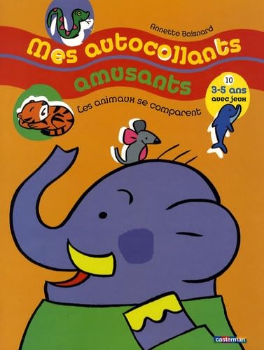 Mes autocollants amusants t.10 les animaux se comparent: Les animaux de comparent Tiptoi & Games