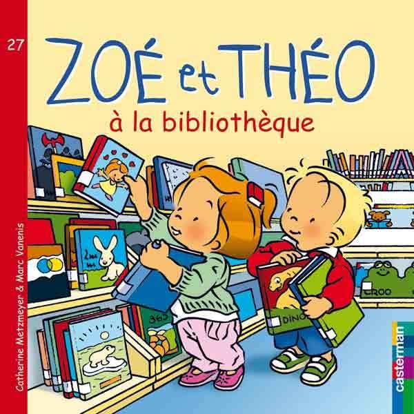 Zoé et Théo à la Bibliothèque book