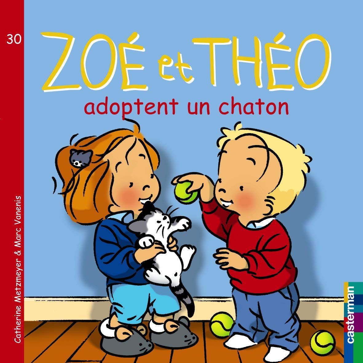 Zoé et Théo adoptent un chaton Children's books
