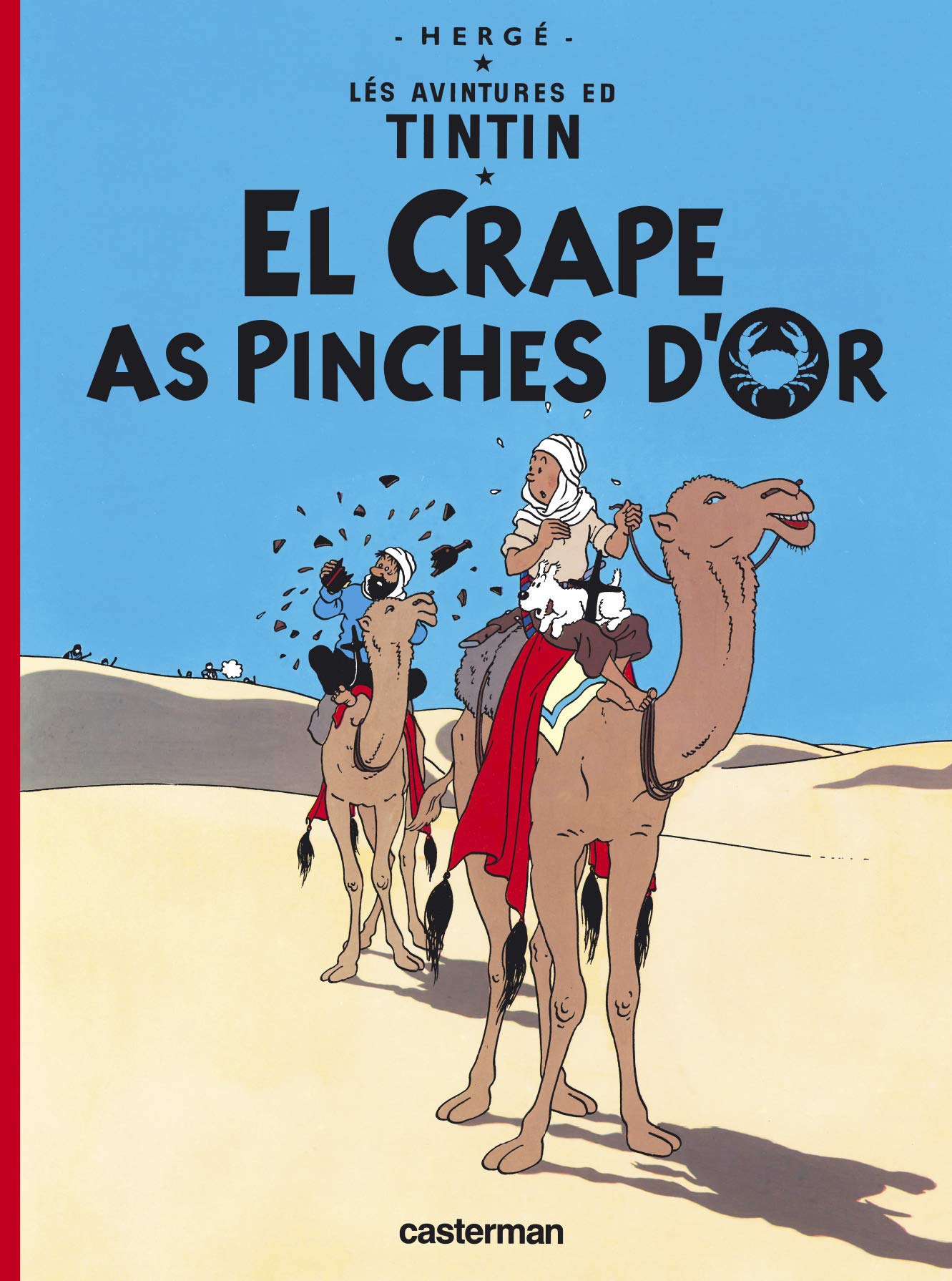 Le Crabe aux pinces d'or: En picard de Hollain Manga
