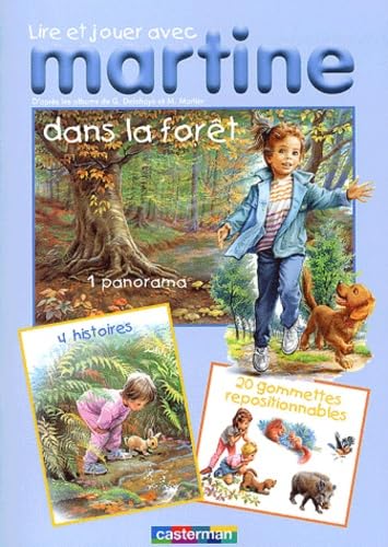 Dans la foret - lire et jouer avec martine: 1 panorama, 4 histoires, 20 gommettes repositionnables Tiptoi & Games