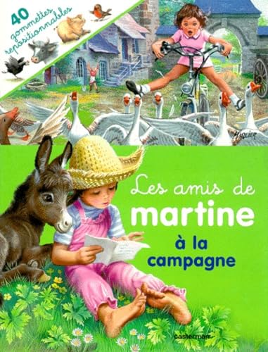"Les amis de Martine" : à la campagne, Livres gommettes book