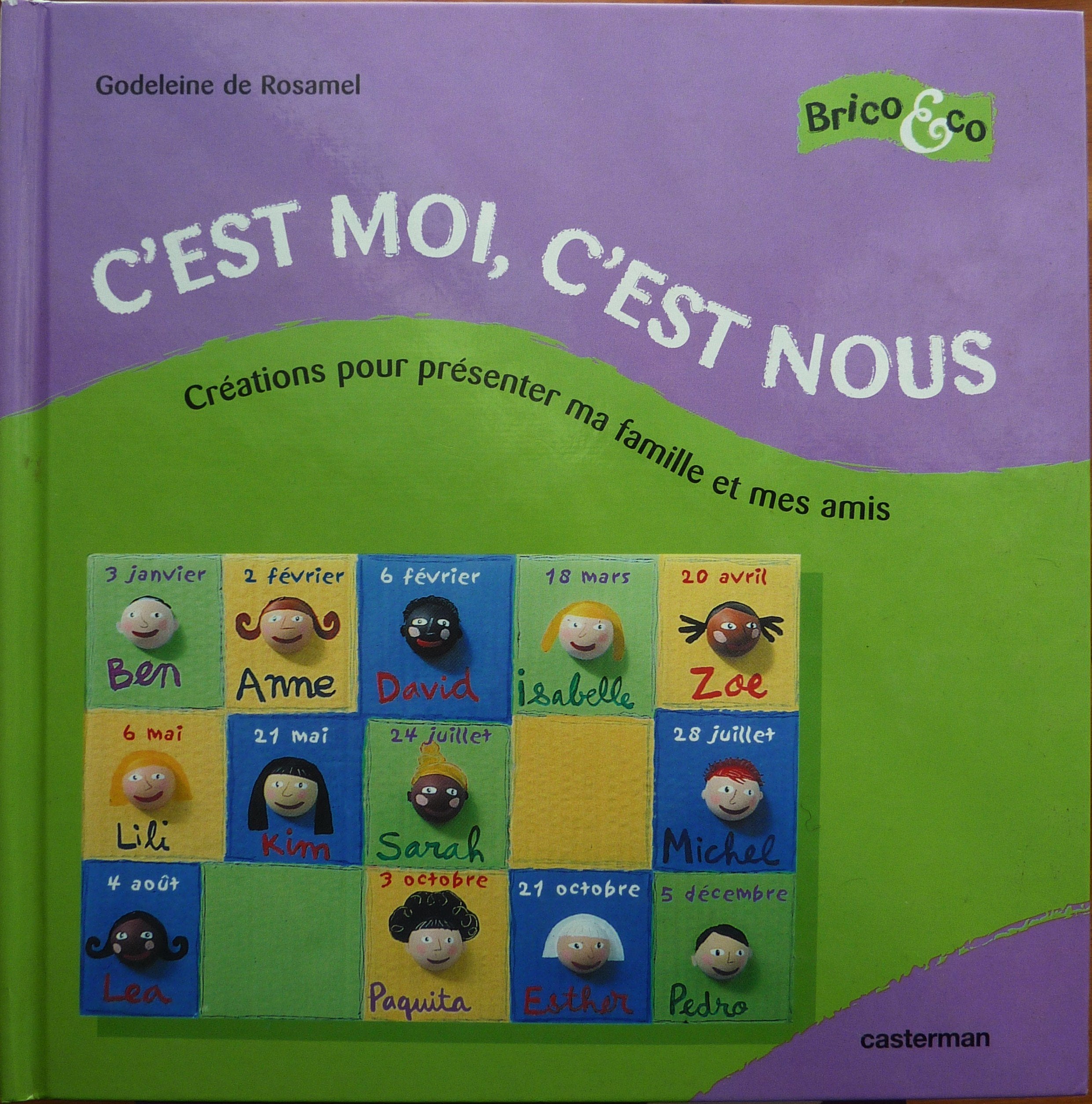 C'est moi, c'est nous : Créations pour présenter ma famille et mes amis book