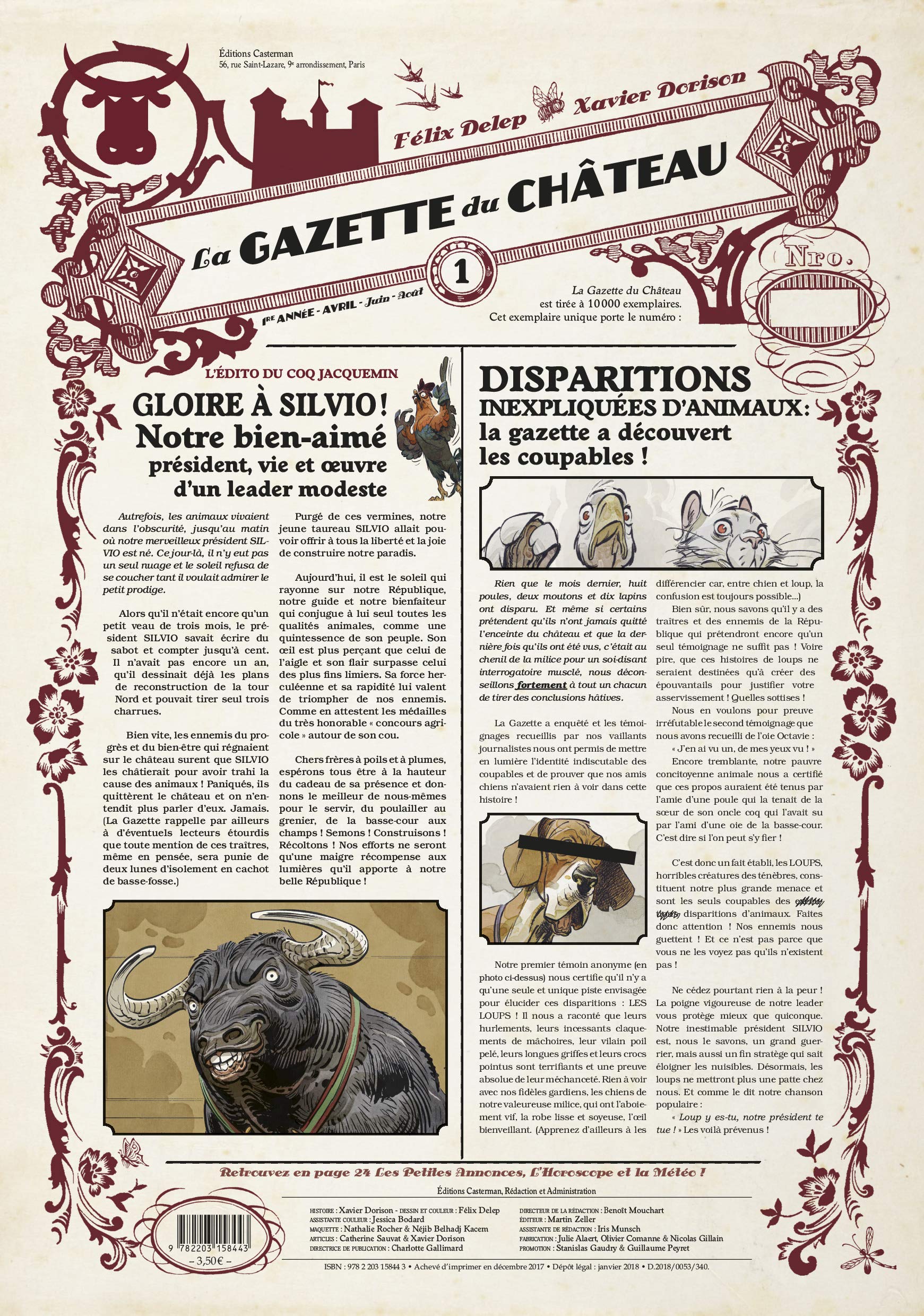 La Gazette du Château book