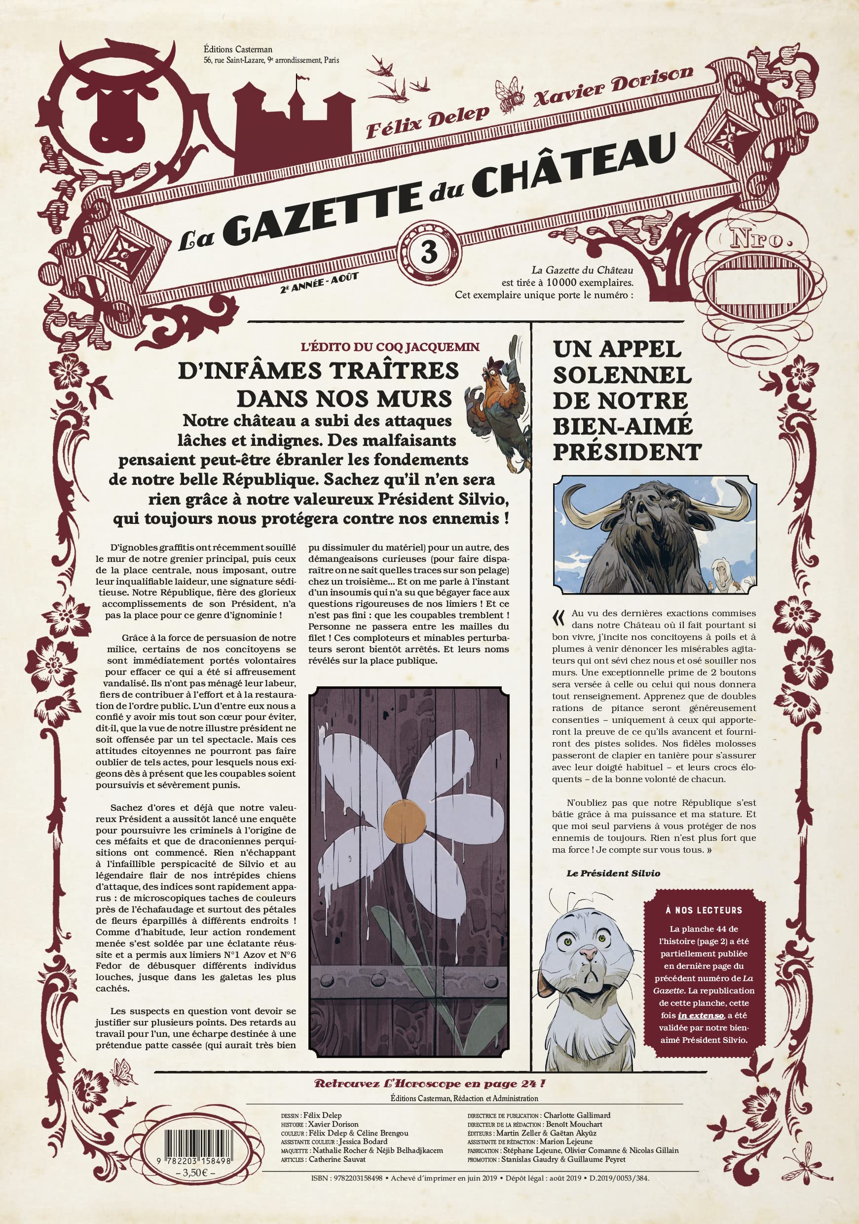 La Gazette du Château book