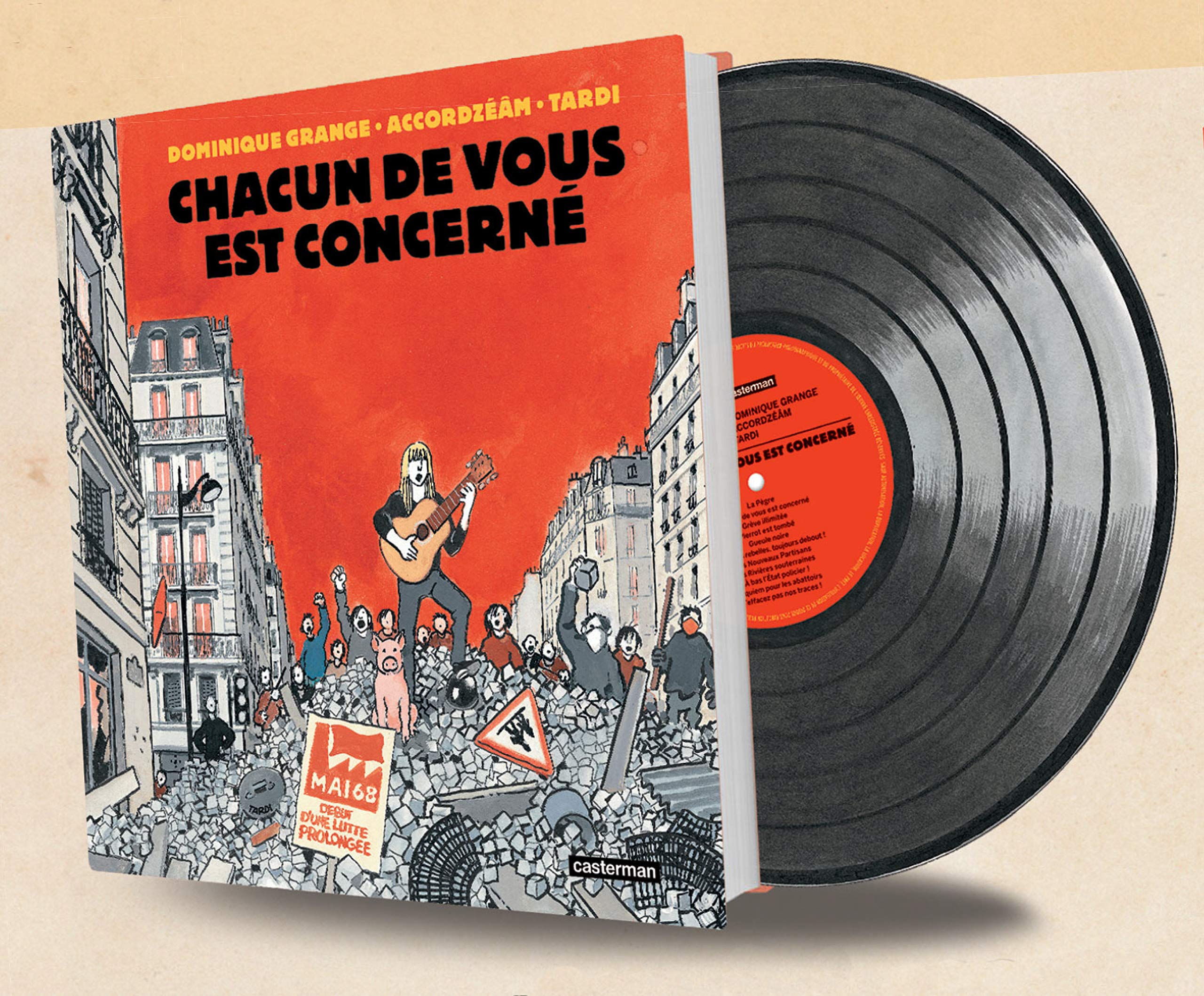 Chacun de vous est concerné: Un livre + un vinyle 33 tours Manga